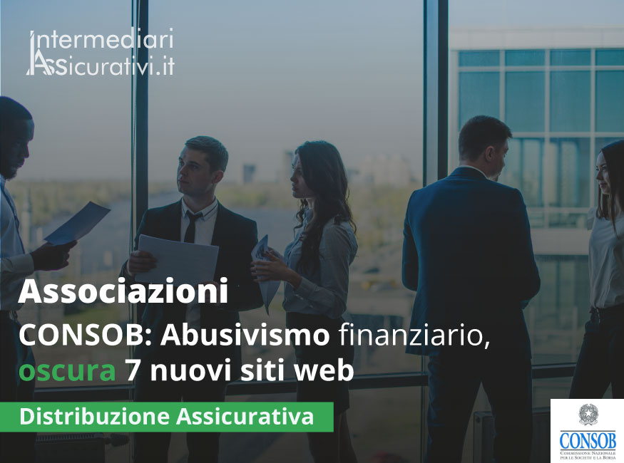 Abusivismo finanziario: Consob oscura 7 nuovi siti web