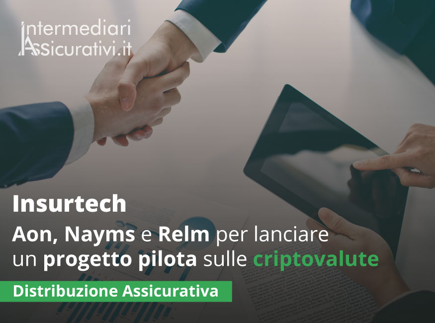Insurtech: nasce il primo progetto sulle criptovalute