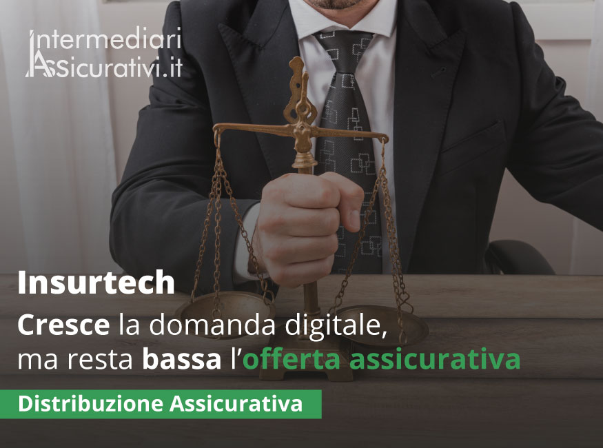 Insurtech: cresce la domanda digitale, ma resta bassa l’offerta assicurativa