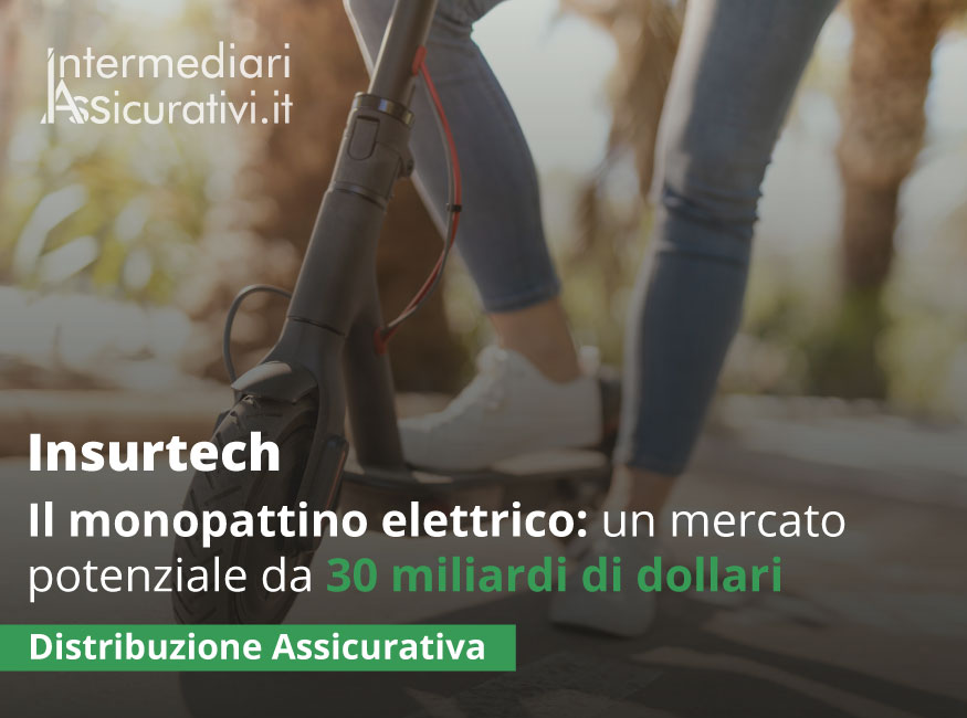 Insurtech: il monopattino, un mercato potenziale da 30 miliardi di dollari