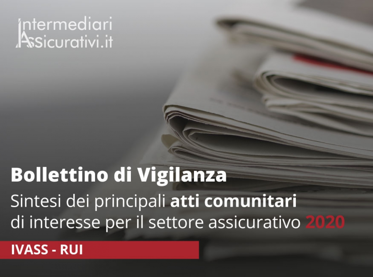 Bollettino di Vigilanza 2020