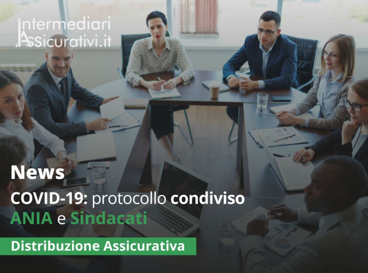 COVID-19: protocollo condiviso ANIA e Sindacati