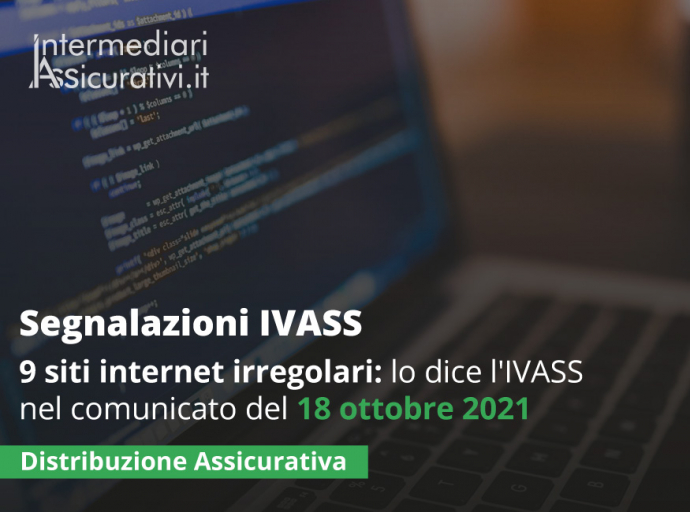 L’IVASS segnala 9 siti internet irregolari