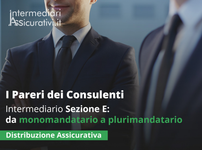 Intermediario Sezione E: da monomandatario a plurimandatario