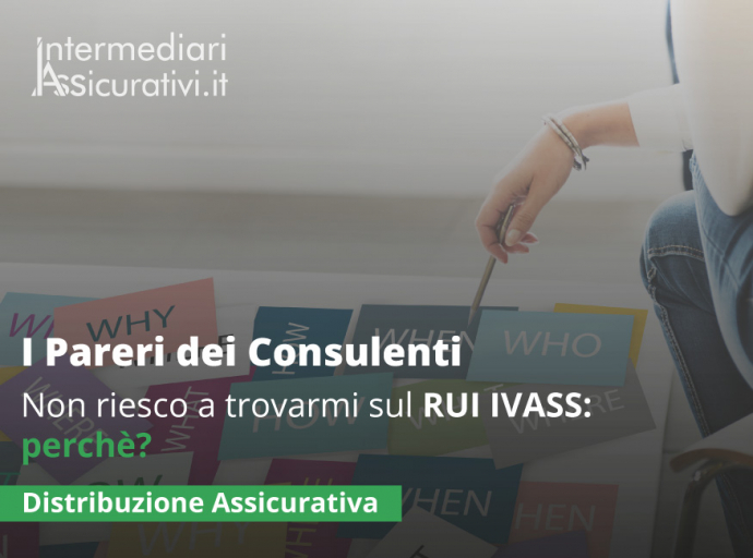 Non riesco a trovarmi sul RUI-IVASS: perchè?