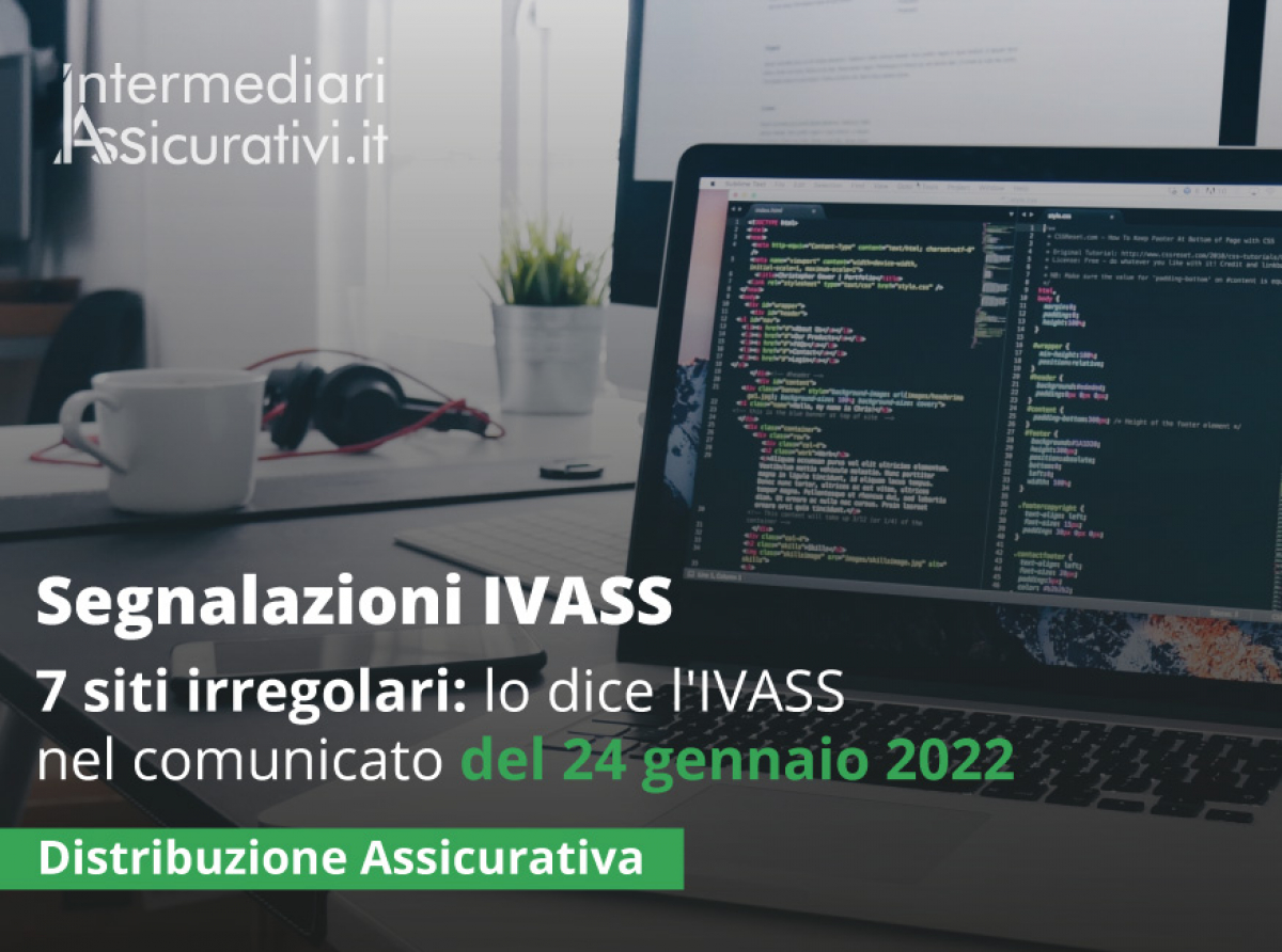 7 siti irregolari segnalati dall'IVASS 