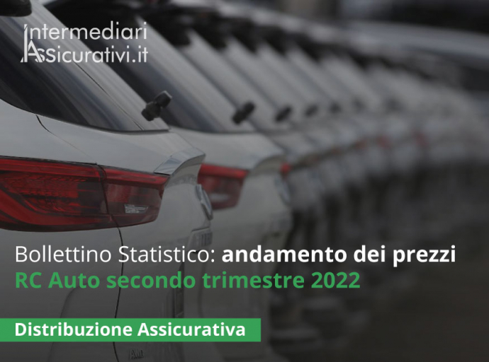 Bollettino Statistico: andamento dei prezzi RC Auto secondo trimestre 2022