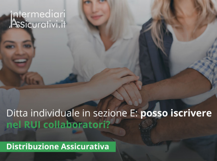 Ditta individuale in sezione E: posso iscrivere nel RUI collaboratori?