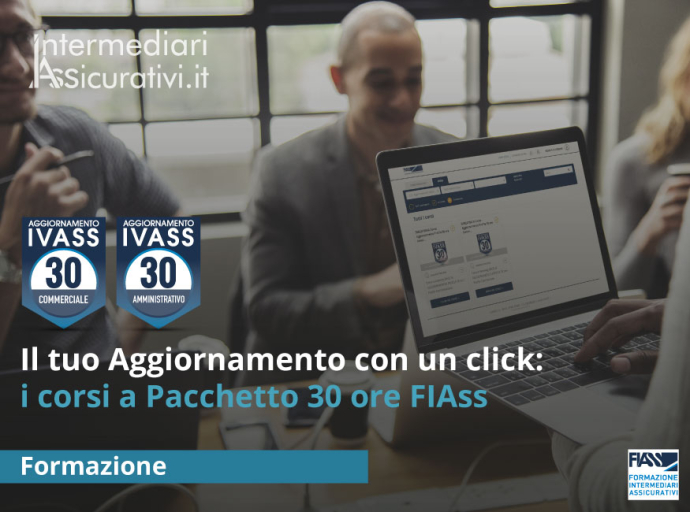 Il tuo Aggiornamento IVASS 2026 con un click: i corsi a Pacchetto 30 ore FIAss