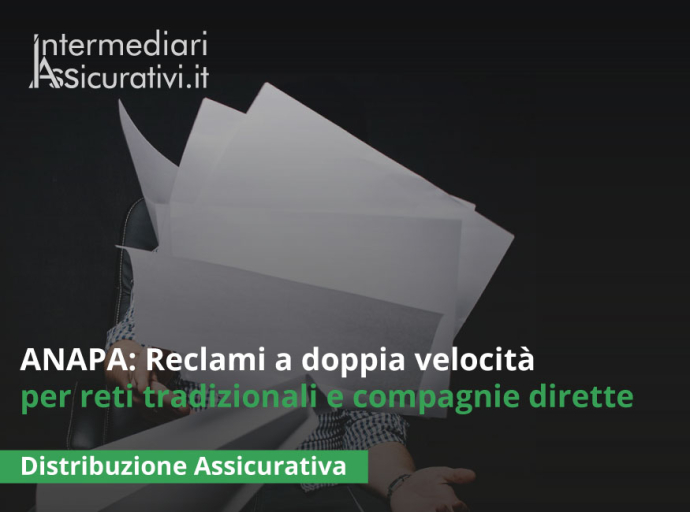 ANAPA: Reclami assicurativi a doppia velocità per reti tradizionali e compagnie dirette