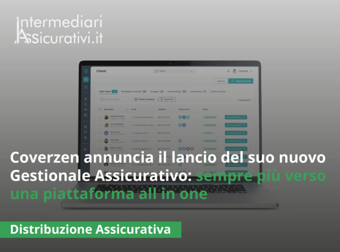 Coverzen annuncia il lancio del suo nuovo Gestionale Assicurativo: sempre più verso una piattaforma all in one